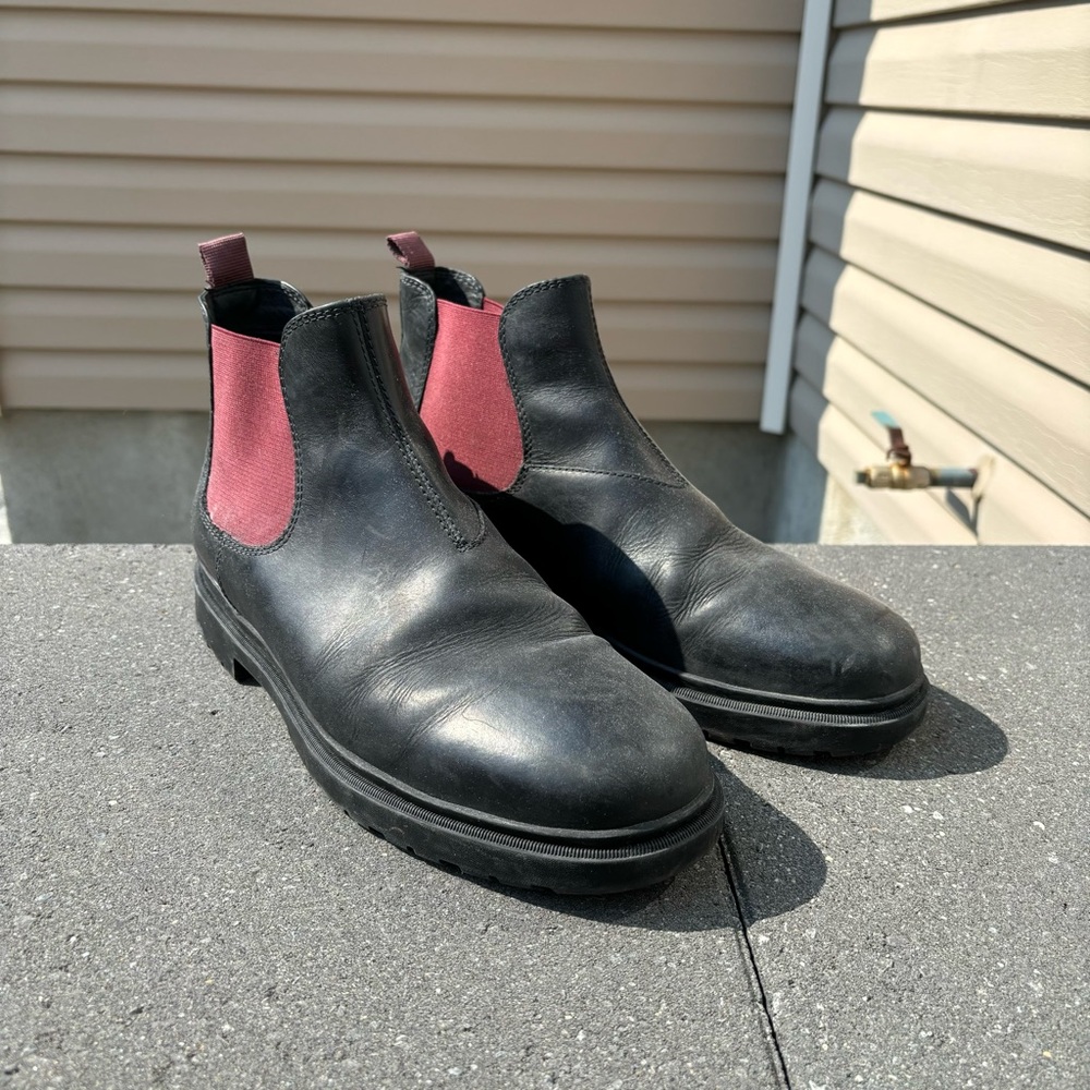 Geox leather chelsea boot